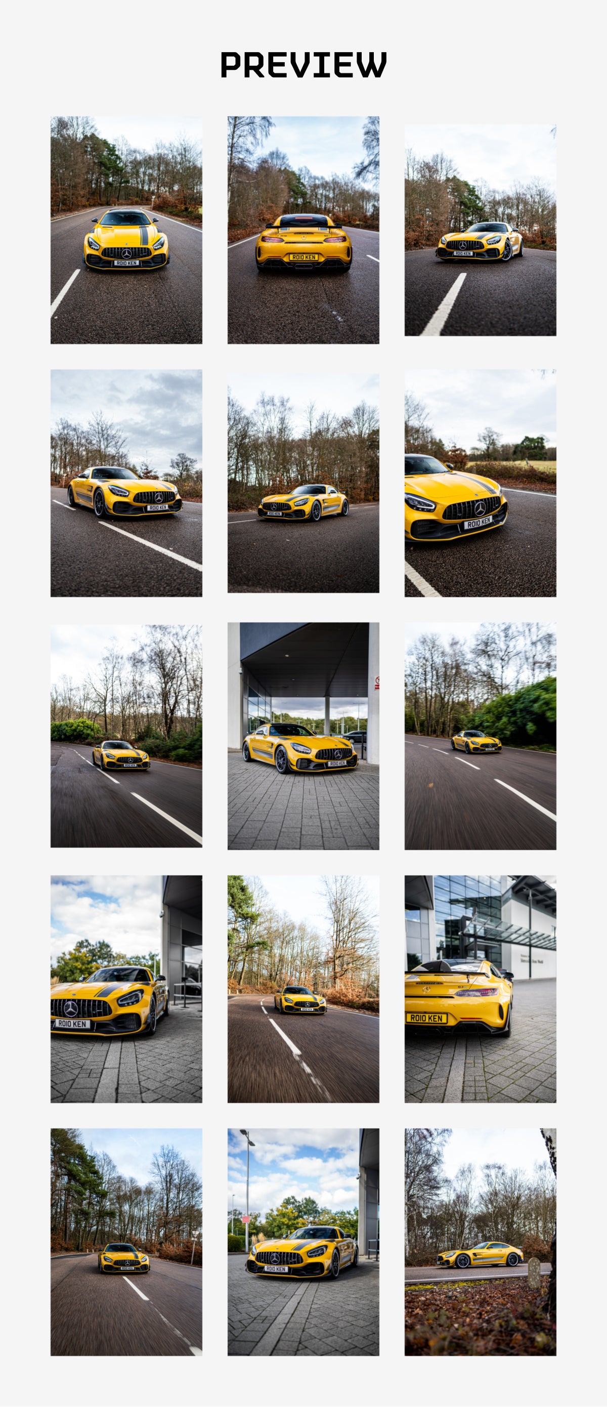 Mercedes-AMG GT R Pro - Wallpaper Pack