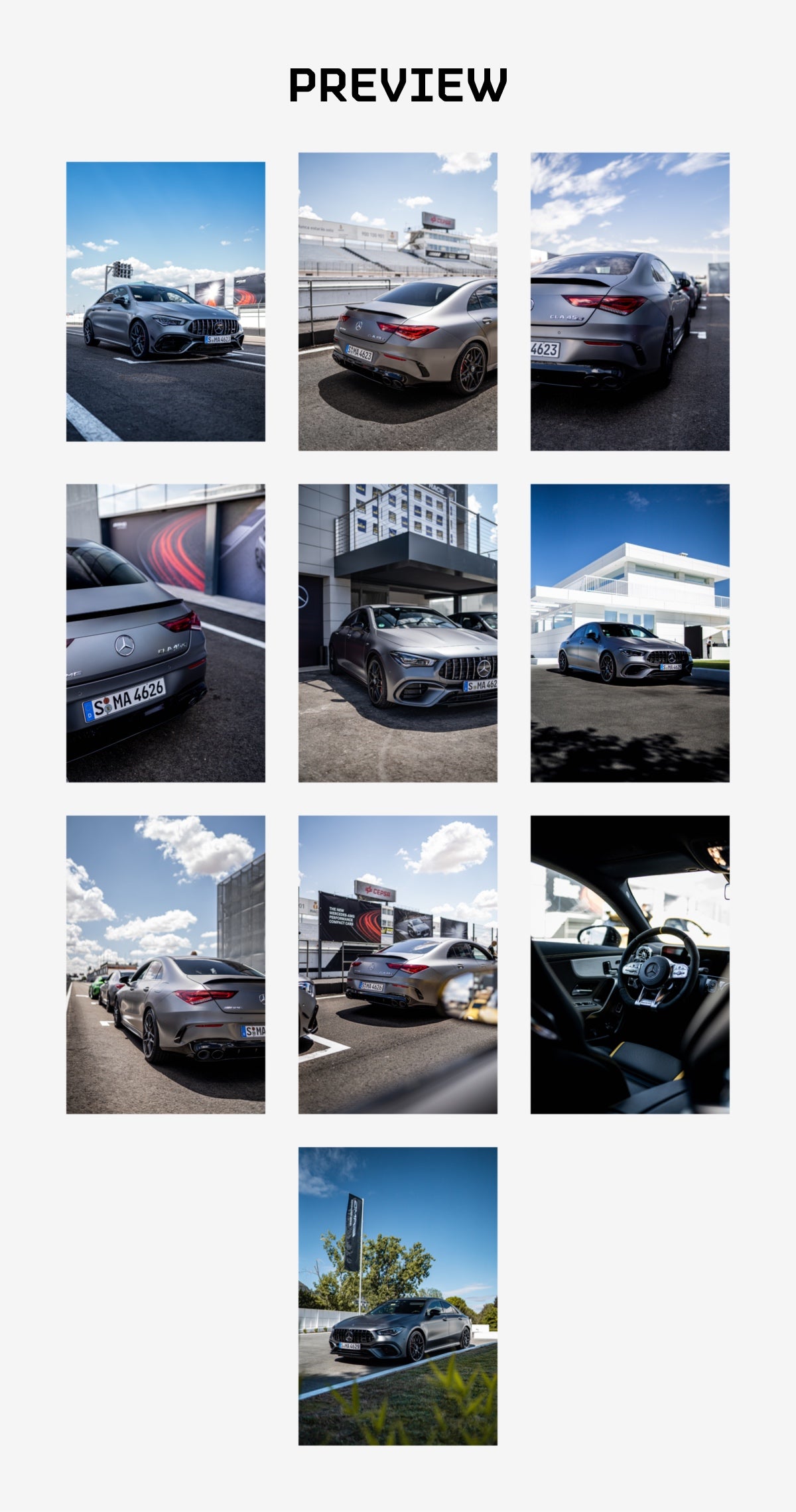 Mercedes-AMG CLA 45 S - Wallpaper Pack