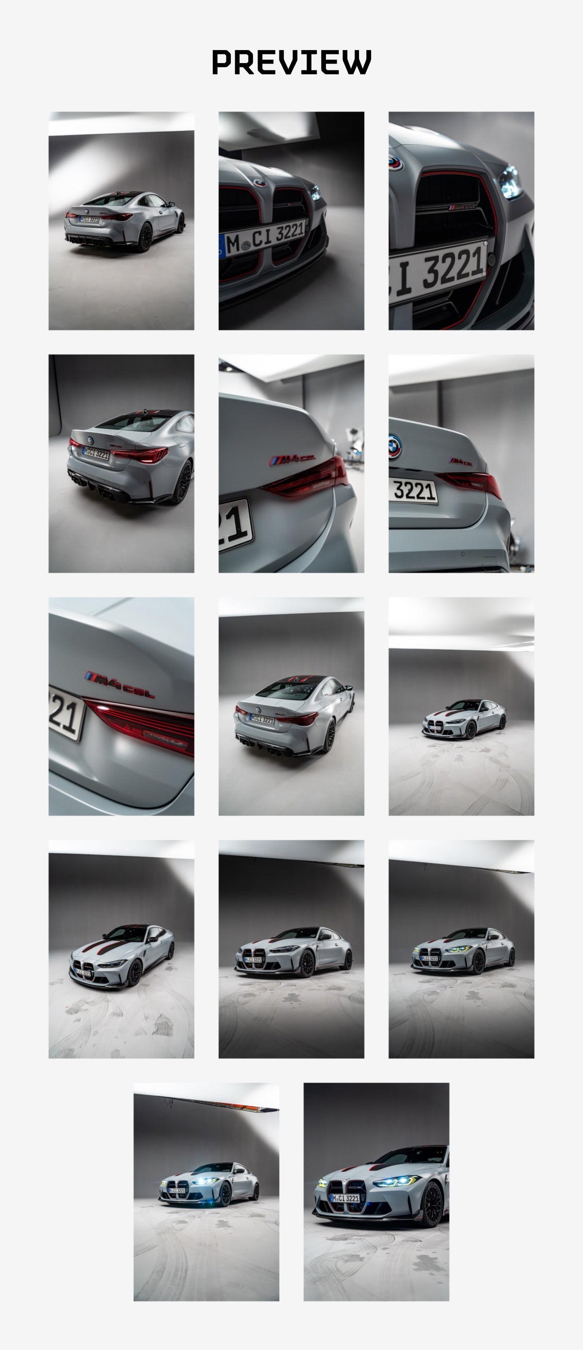 BMW M4 CSL - Wallpaper Pack