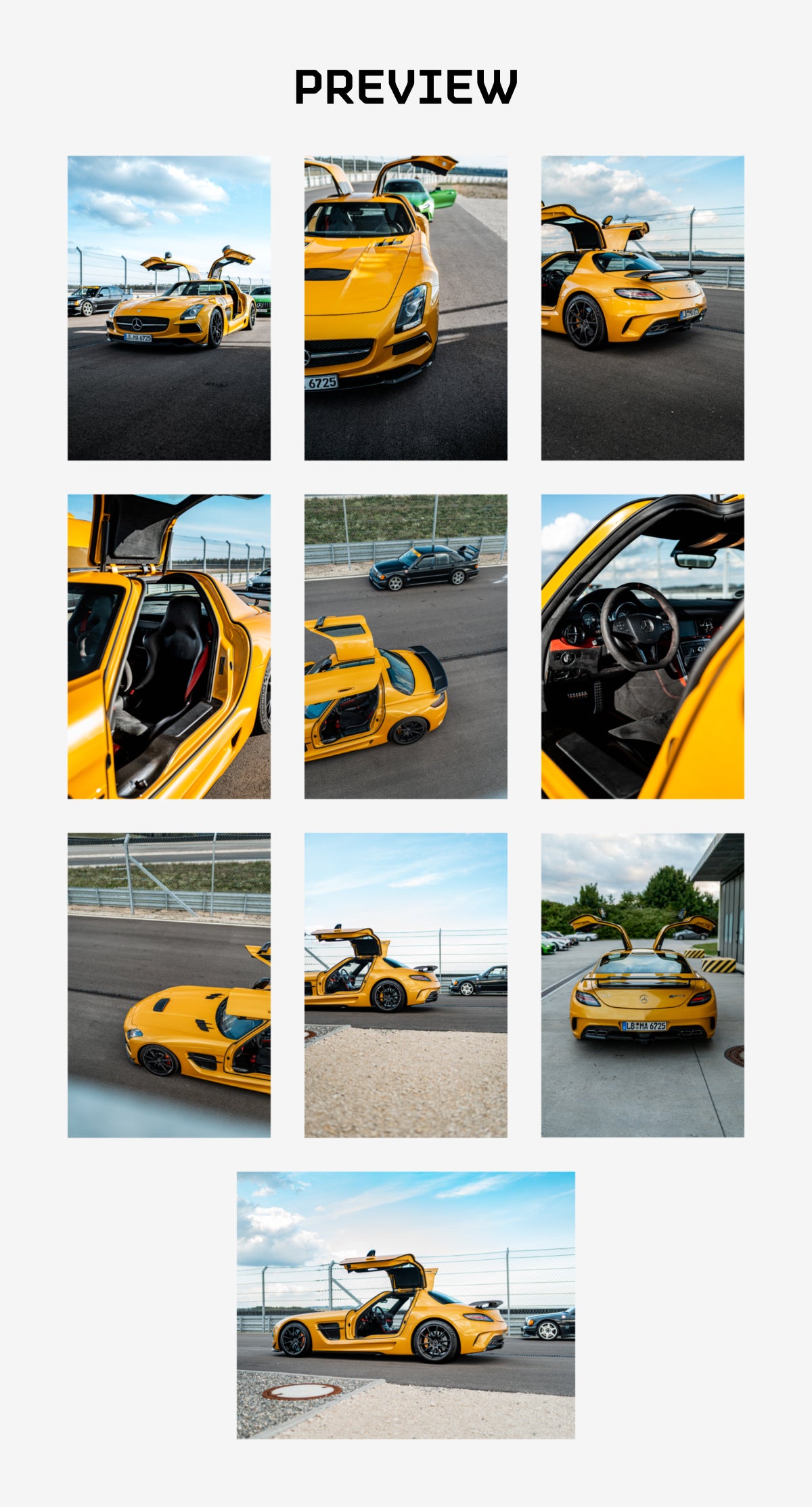Mercedes-AMG SLS Black Series - Wallpaper Pack