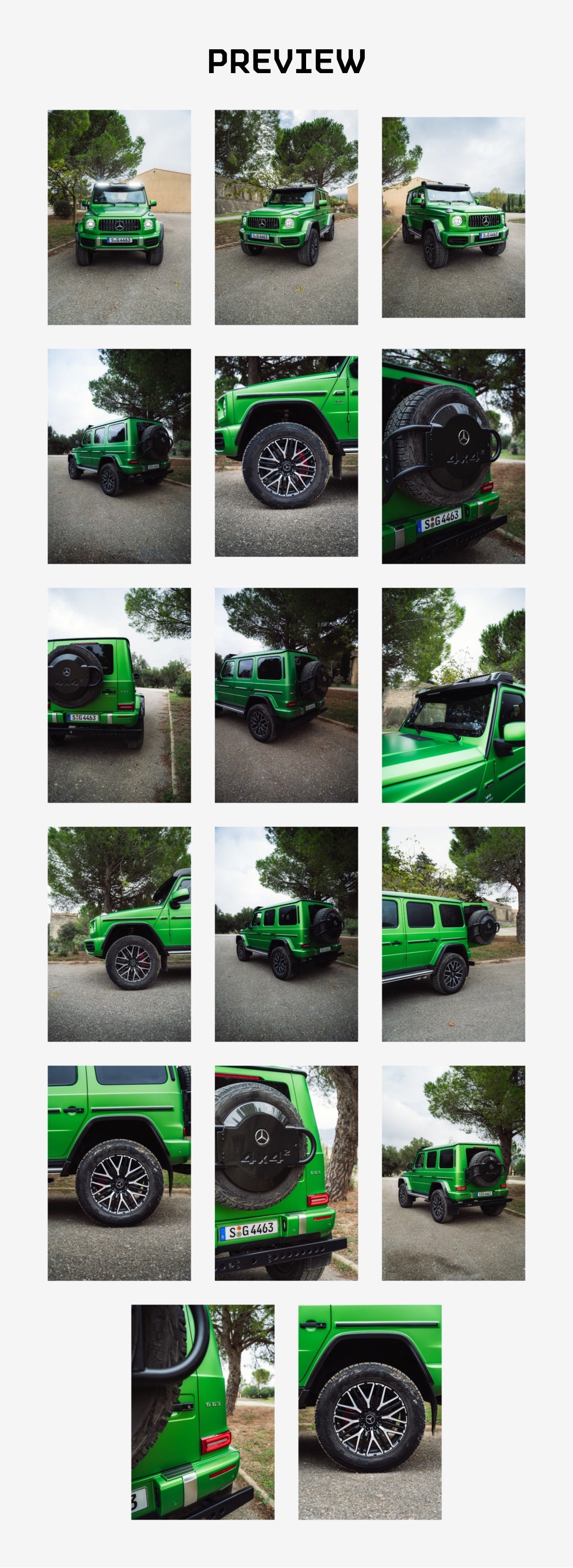 Mercedes-AMG G63 4x4 - Wallpaper Pack