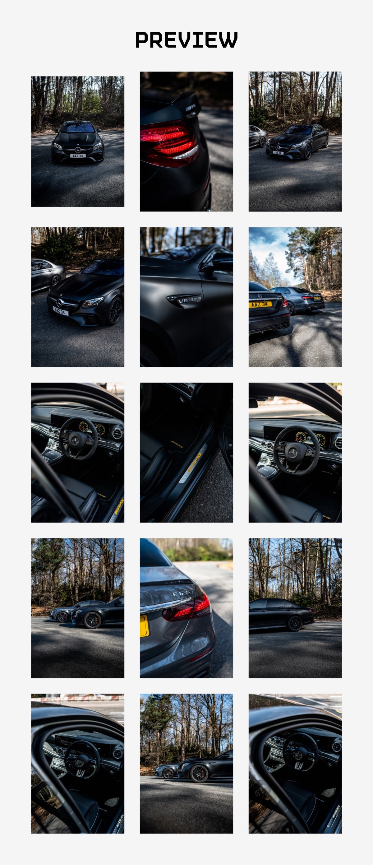 Mercedes-AMG E63 S - Wallpaper Pack