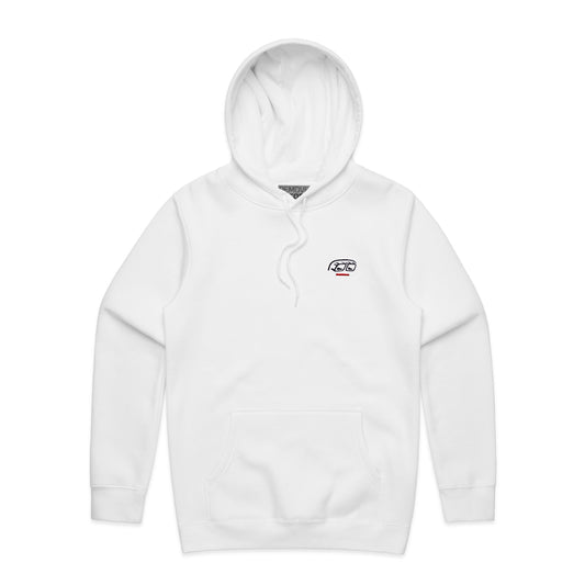 Exhaust On Hoodie (Square Tips) - White
